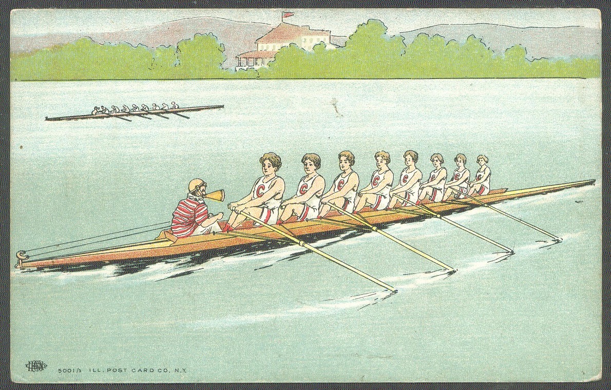 pc usa cornell university w8 crew undivided back pre 1905