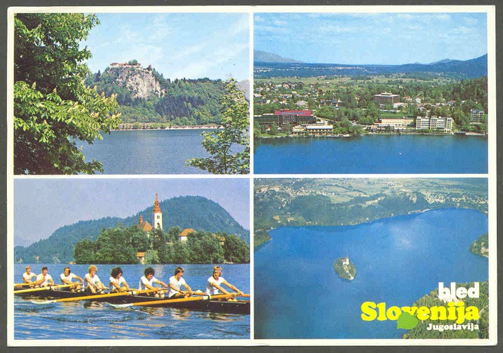 pc yug 1989 wrc bled four views of lake bled