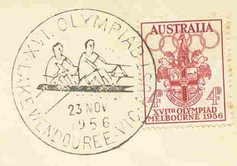 pm aus 1956 nov. 23rd lake wendouree og melbourne 2x