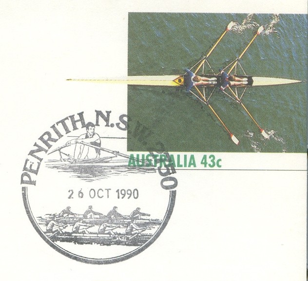 pm aus 1990 oct. 26th penrith single sculler 4 race
