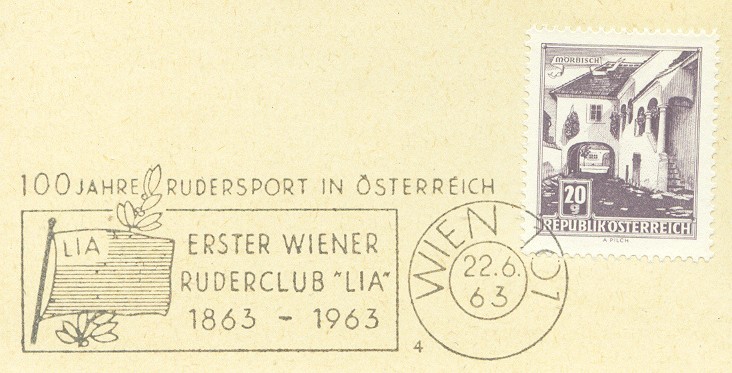 pm aut 1963 june 22nd vienna erster wiener rc lia 1863 1963
