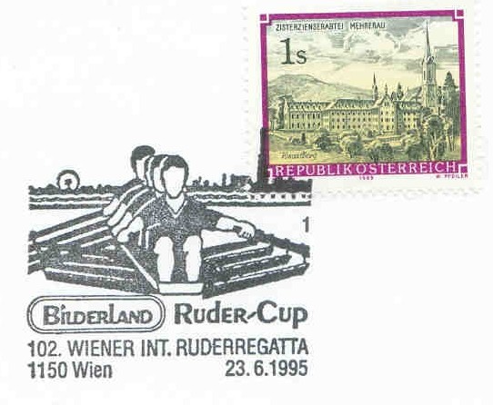 pm aut 1995 june 23rd wien 1 bilderland ruder cup 102. wiener int. ruderregatta 4x 
