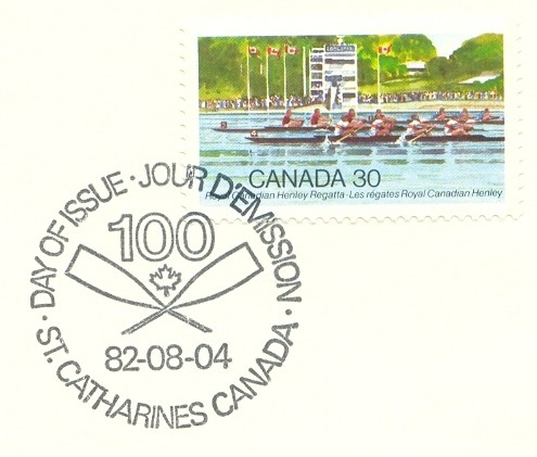 pm can 1982 aug. 4th st. catherines anniversary of royal canadian henley regatta