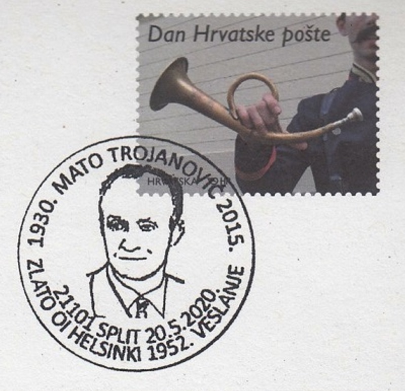 PM CRO 2020 May 20th Split Mato Trojanovic YUG M4 gold medal winner OG Helsinki 1952