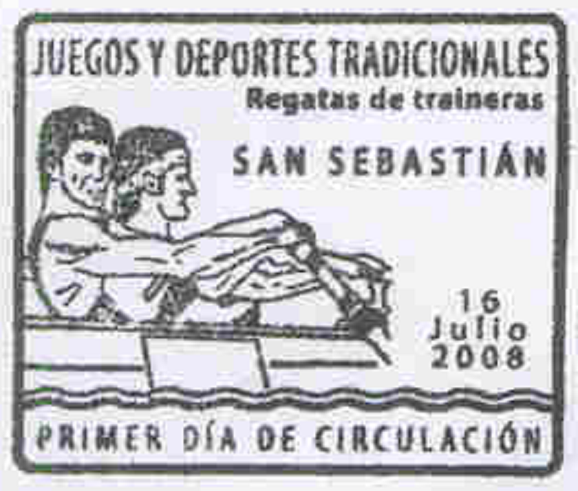 PM ESP 2008 July 16th San Sebastian FDC cancellation 2