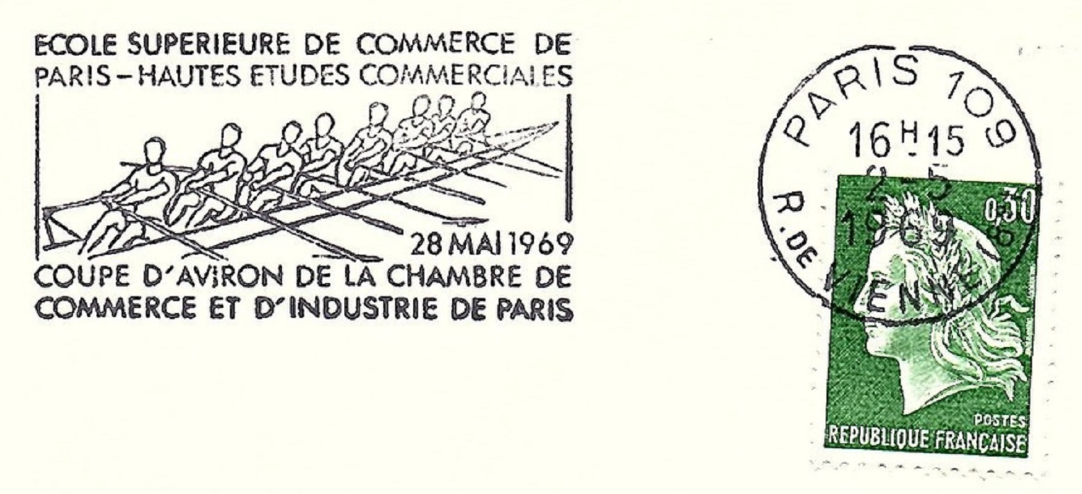 PM FRA 1969 May 2nd Paris Coup dAviron Chambre Commerce et Industrie Paris May 28th