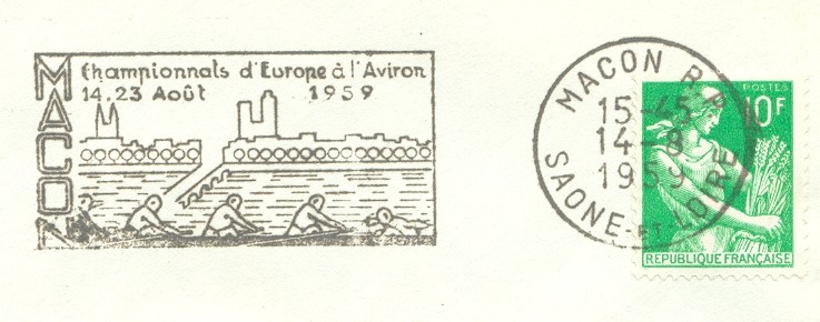 pm fra 1959 aug. 14th erc macon 14th 23rd aug. 1959 4 on river 