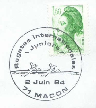 pm fra 1984 june 2nd macon regates internationales juniors stylized 2x 
