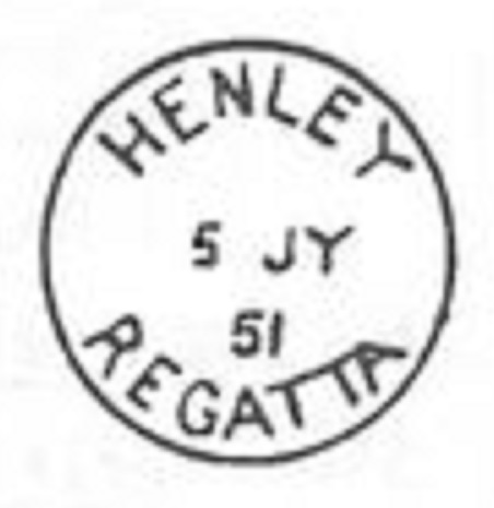 Henley Regatta Sonderstempel 1951