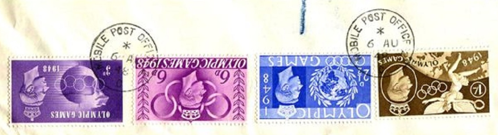 PM GBR 1948 Aug. 6th Henley Mobiile Post Office C OG London