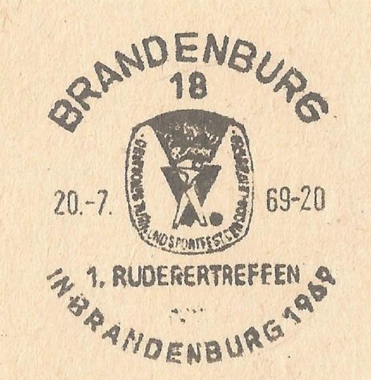 PM GDR 1969 July 20th Brandenburg 1. Ruderertreffen in Brandenburg 1969