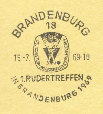 pm gdr 1969 july 15th brandenburg 1. rudertreffen in brandenburg 1969 