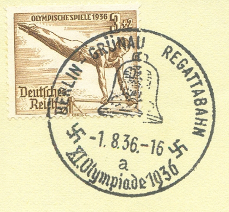 PM GER 1936 Berlin Gruenau Regattabahn a Aug. 1st XI. Olympiade 1936