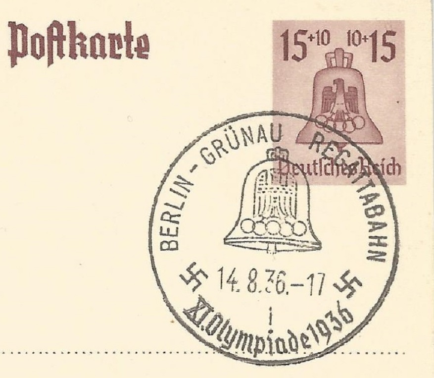 PM GER 1936 Berlin Gruenau Regattabahn i Aug. 14th XI. Olympiade 1936