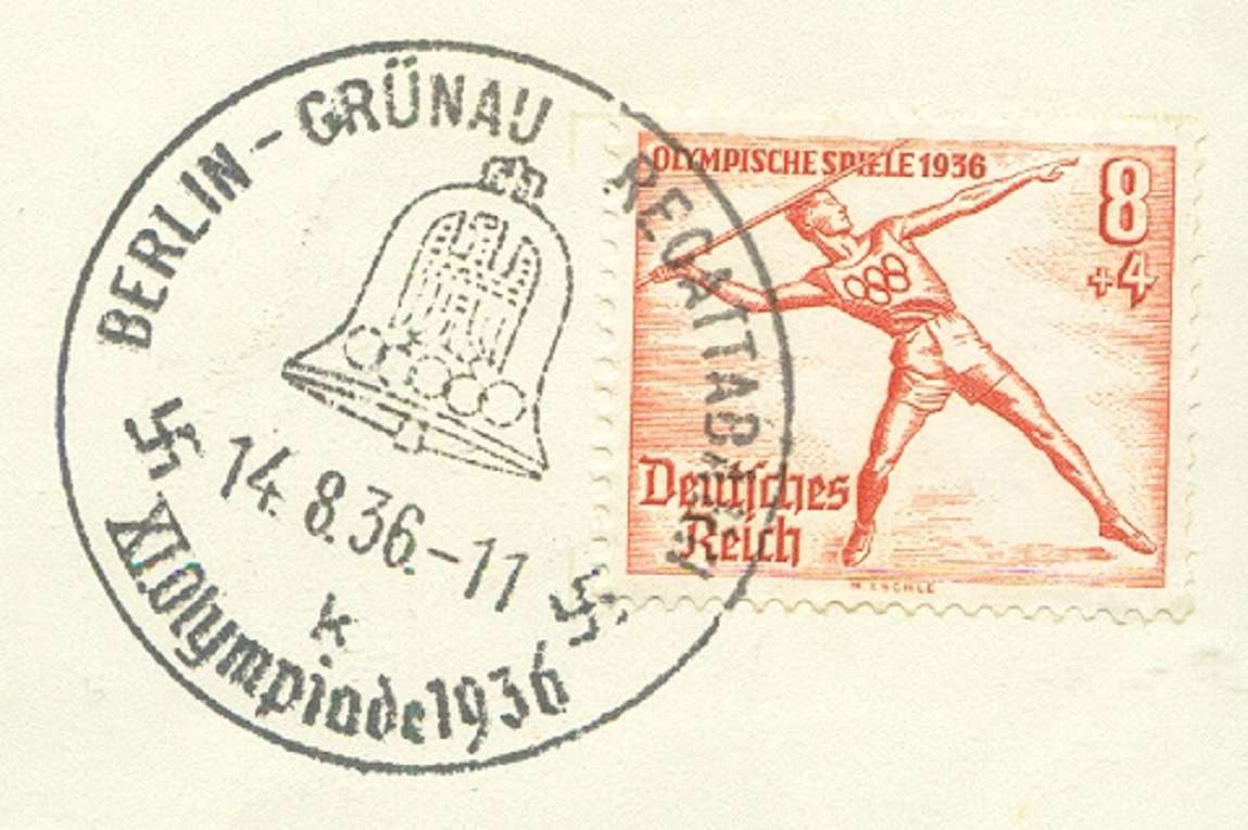 PM GER 1936 Berlin Gruenau Regattabahn k Aug. 14th XI. Olympiade 1936