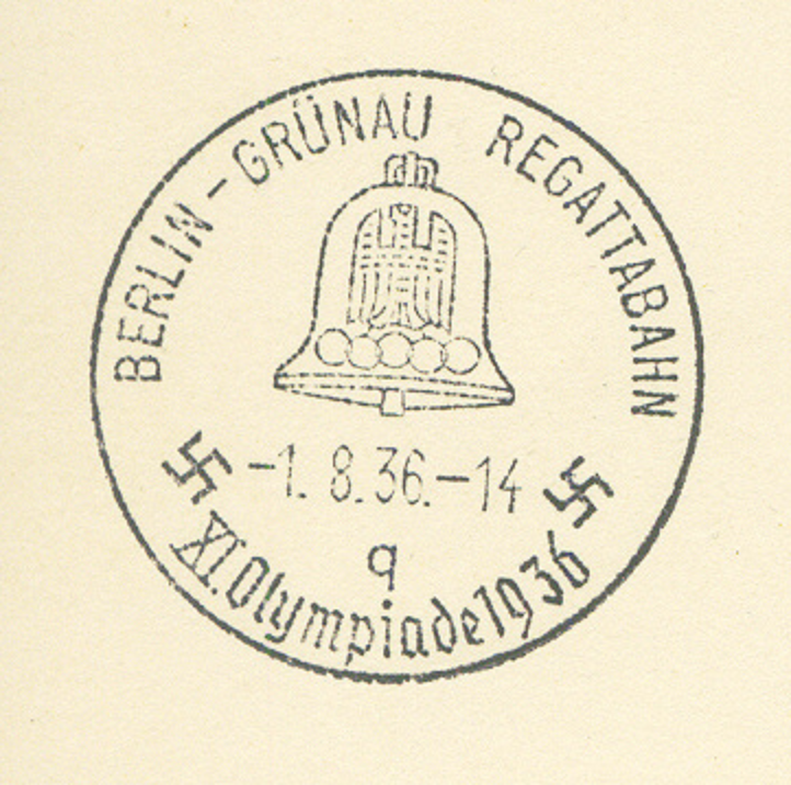 PM GER 1936 Berlin Gruenau Regattabahn q Aug. 1st XI. Olympiade 1936