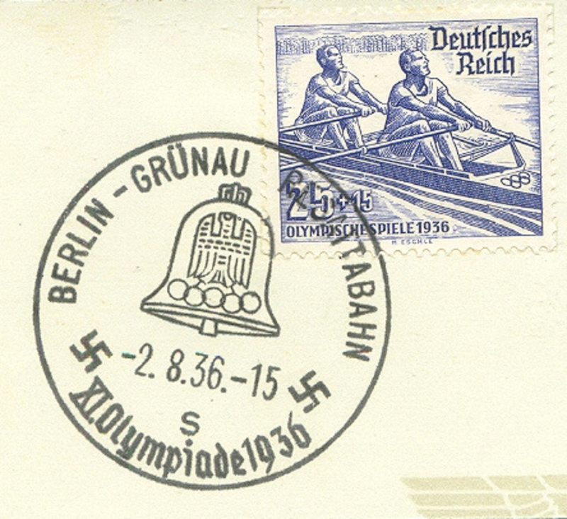 PM GER 1936 Berlin Gruenau Regattabahn s Aug. 2nd XI. Olympiade 1936