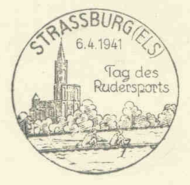 PM GER 1941 Apr. 4th Strassburg Tag des Rudersports 2 