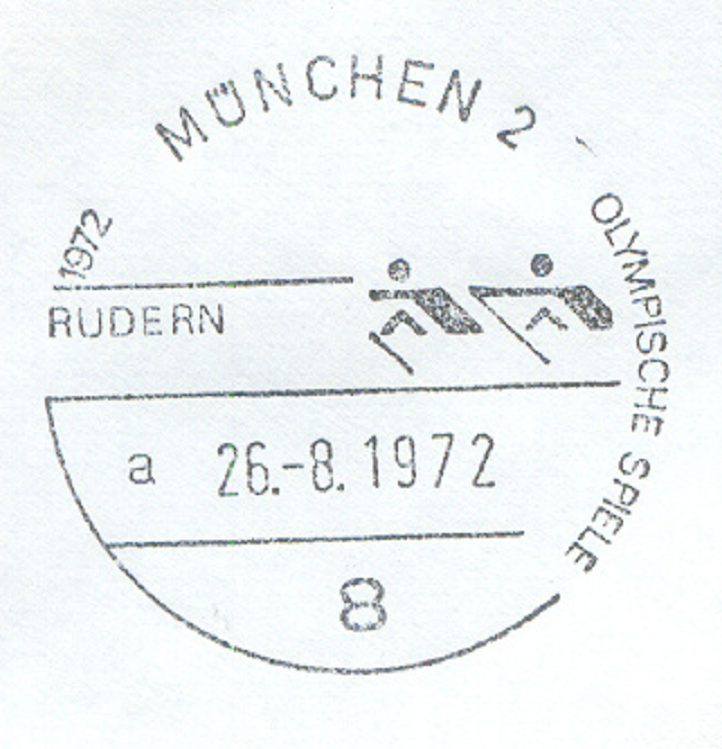 PM GER 1972 Aug. 26th OG Munich a Pictogram without time of cancellation