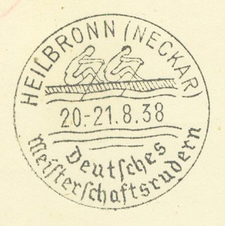 pm ger 1938 aug. 20th 21st heilbronn deutsches meisterschaftsrudern 2x 