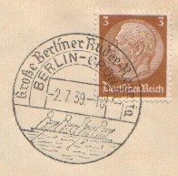 pm ger 1939 july 2nd grosse berliner ruder regatta berlin gruenau 4 coll. s 