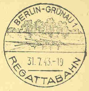 pm ger 1943 july 31st berlin gruenau regattabahn 4 with bowside stroke 
