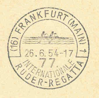 pm ger 1954 june 26th frankfurt main 77th international regatta stylized 2x 