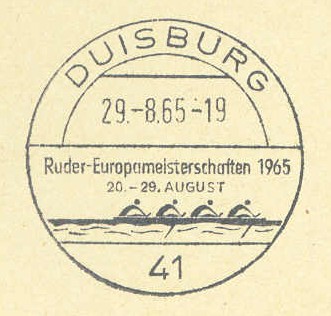 pm ger 1965 aug. 29th erc duisburg aug. 20th 29th stylized 4