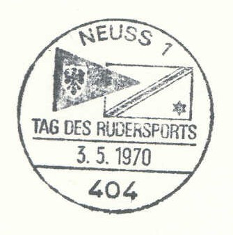 pm ger 1970 may 3rd neuss tag des rudersports