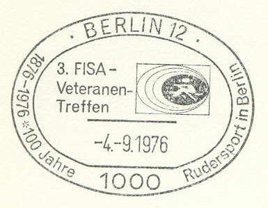 pm ger 1976 sept. 4th berlin 3rd fisa veterans meeting 100 years rowing in berlin