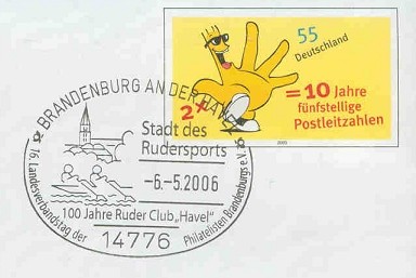pm ger 2006 may 5th brandenburg stadt des rudersports rc havel 100th anniversary 2x 