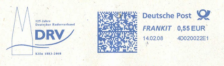 pm ger 2008 blue meter mark 125 jahre drv koeln 1883 2008