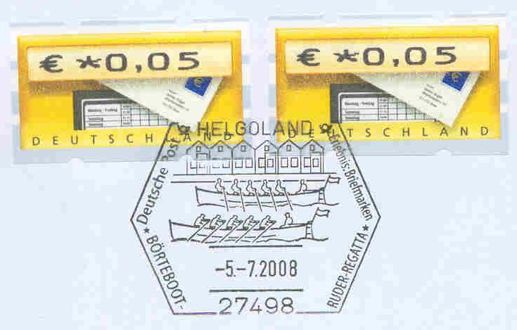 pm ger 2008 july 5th helgoland boerteboot ruder regatta two gig 5x racing 