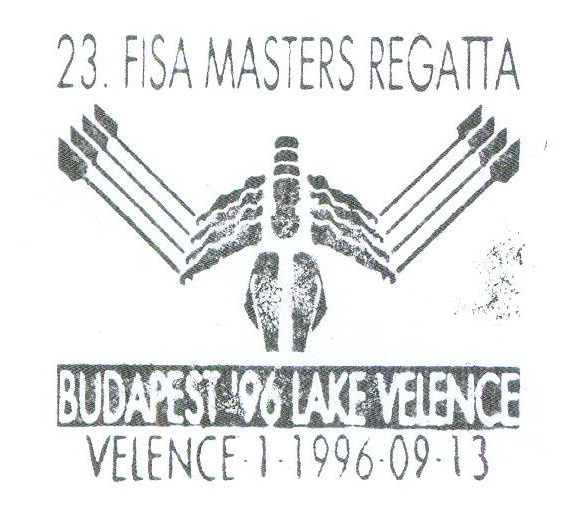 pm hun 1996 sept. 13th velence 23rd fisa masters regatta budapest 96 lake velence