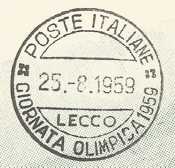 PM ITA 1959 Aug. 25th Lecco Giornata Olimpica black colour