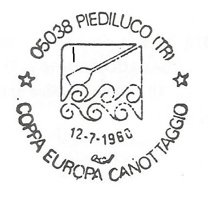 PM ITA 1980 July 12th Piedilluco Coppa Europa Canottaggio