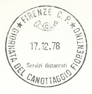 pm ita 1978 dec. 12th firenze giornata del canottaggio fiorentino