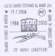 pm ita 2008 july 19th santo stefano al mare 20th anniversary of canottieri santo stefano al mare 1988 2008 regata di coastal rowing 4x 