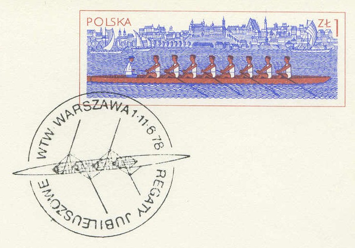 pm pol 1978 june 11th warszawa jubilee regatta 100th anniversary warsaw rc