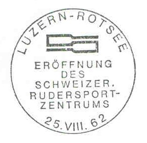 pm sui 1962 aug. 8th luzern opening of the swiss rowing center