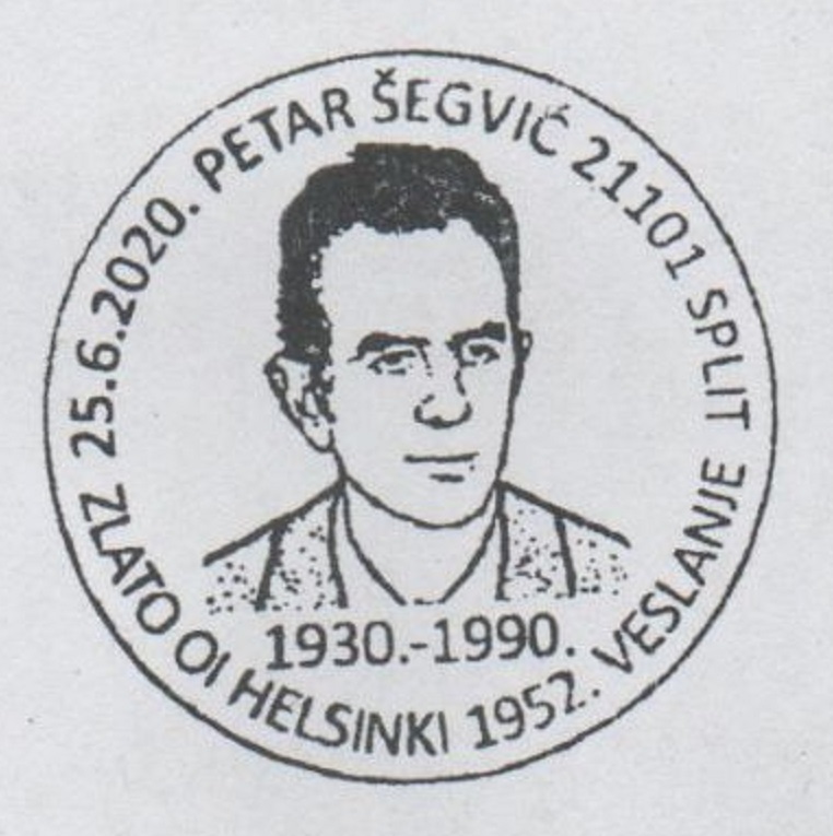 M CRO 2020 June 25th Petar Segvic YUG M4 gold medal winner OG Helsinki 1952