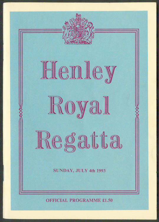 program gbr 1993 july 4th henley royal regatta final day