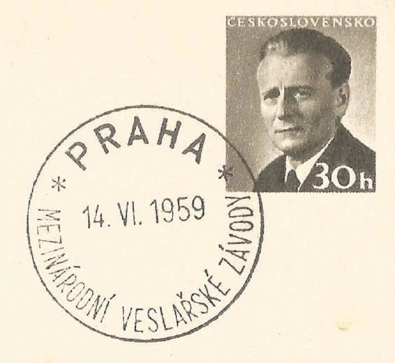 PM TCH 1959 June 14th Praha International rowing regatta 2