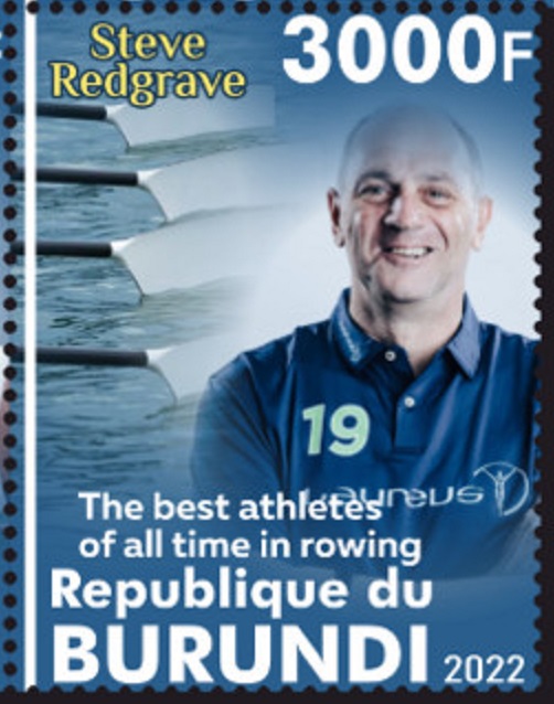 Stamp BDI 2022 unauthorized issue Stve Redgrave GBR 3