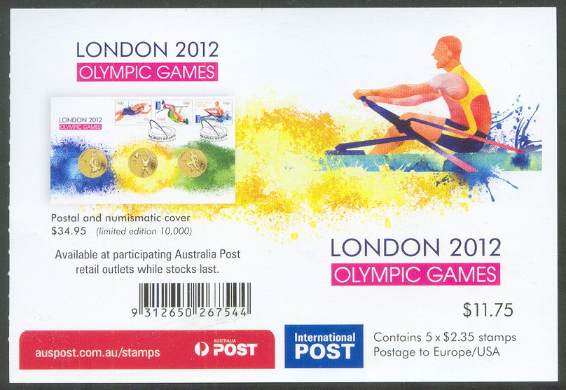 stamp aus 2012 og london booklet reverse