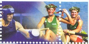 stamp blr 2004 oct. 7th ss og athens honoring the bronze medal of y. bichyk n. helakh w2 