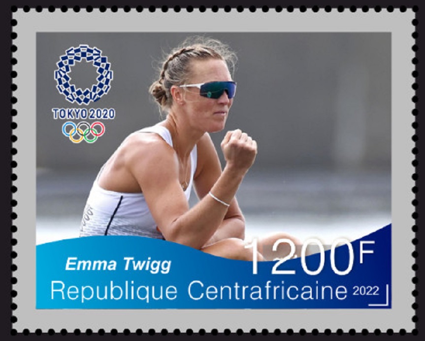Stamp CAF 2022 unauthorized issue Emma TwiggsNZL III