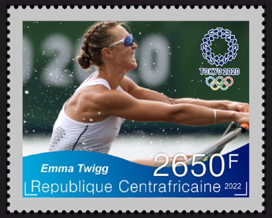 Stamp CAF 2022 unauthorized issue Emma TwiggsNZL V