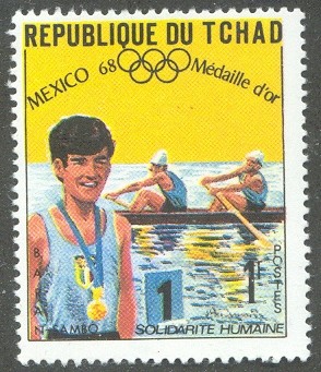 stamp cha 1969 june 30th gold medal winners at og mexico mi 260 a baran sambo 2 ita 