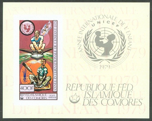 stamp com 1979 may 30th ss year of the child imperforated mi bl. 223 b